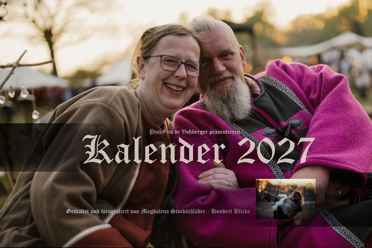 Kalender 2027 Mittelalter - VORBESTELLUNG