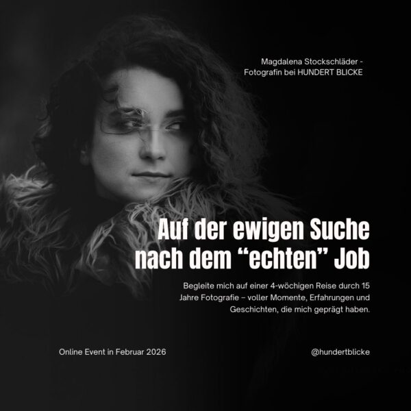 15 Jahre HUNDERT BLICKE - Online Event